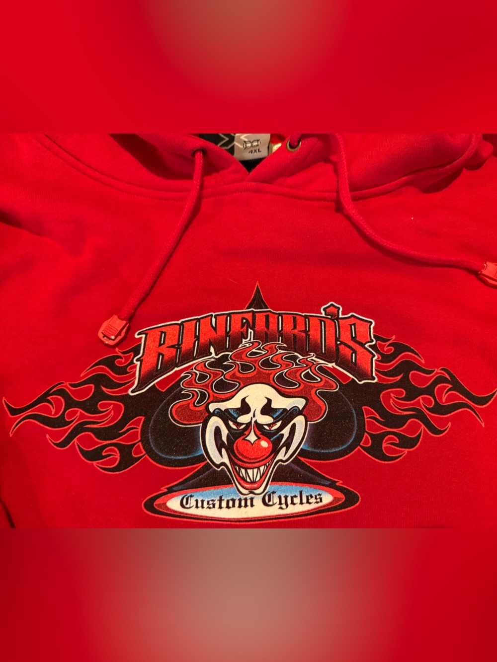 Binford’s Custom Cycles Red Hoodie